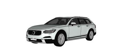 Volvo V90 Cross 沃尔沃汽车精品模型